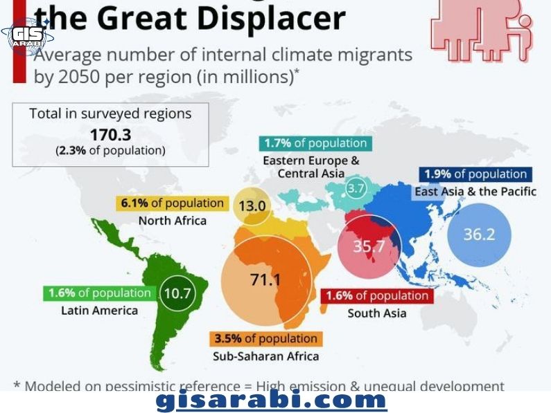 النزوح المناخي: الجغرافيا الجديدة للهجرة البشرية في ظل التغير المناخي العالمي 3 النزوح المناخي: الجغرافيا الجديدة للهجرة البشرية في ظل التغير المناخي العالمي