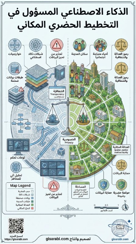 من الخرائط الثابتة إلى النماذج التنبؤية: دمج الذكاء الاصطناعي مع نظم المعلومات الجغرافية لتحليل المخاطر المكانية والتخطيط الحضري الذكي