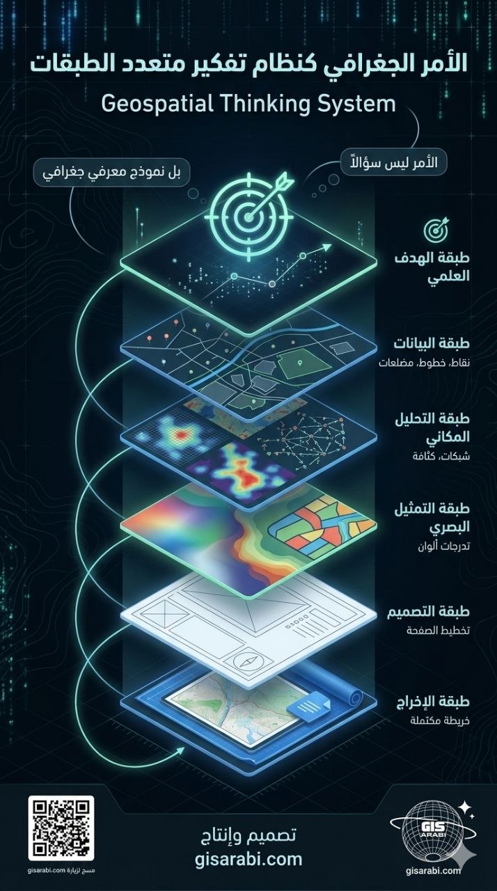 كتابة الأمر الاحترافي في نظم المعلومات الجغرافية: من الاستعلام اللغوي إلى الإنتاج الخرائطي الذكي