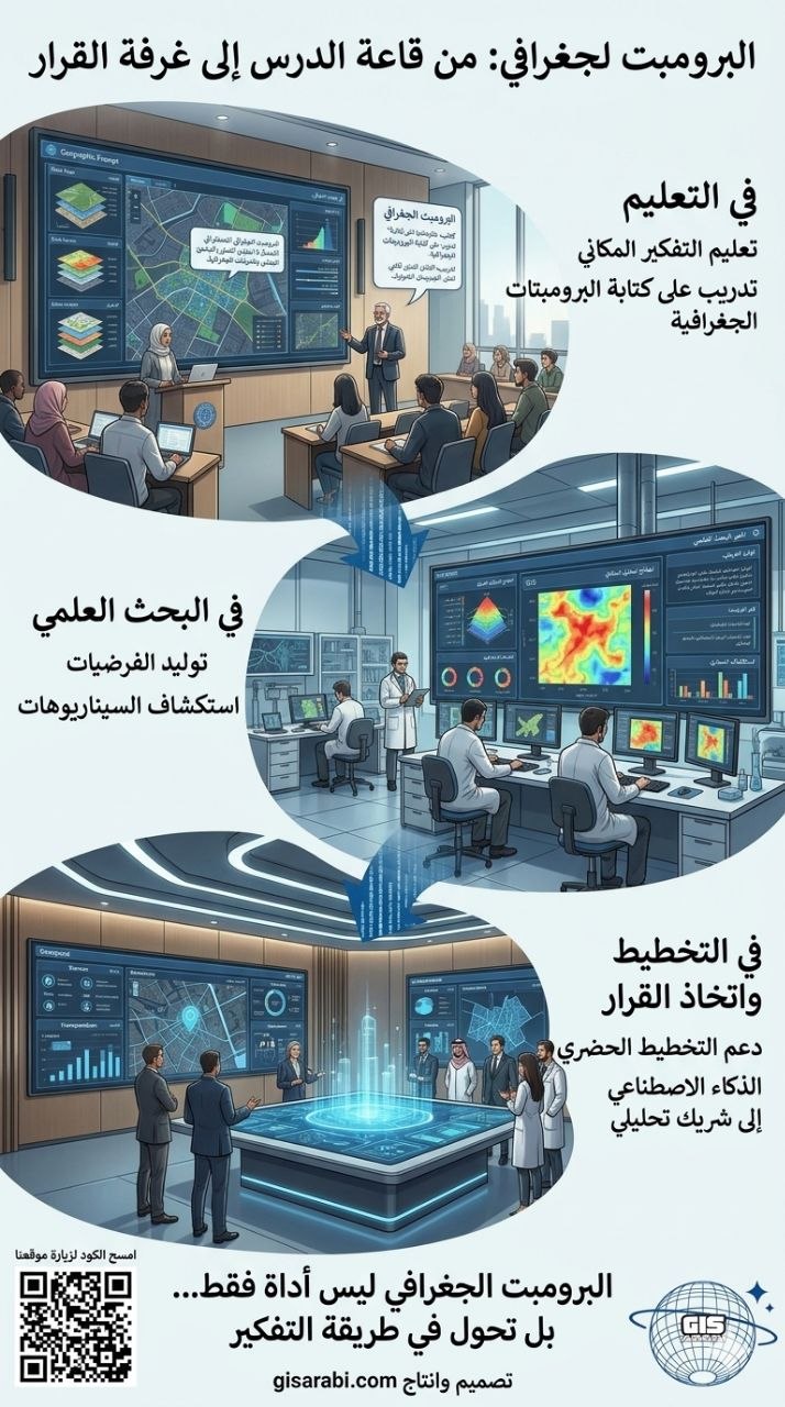  إعادة تعريف العلاقة بين الجغرافيا والذكاء الاصطناعي – من اللغة الطبيعية إلى النمذجة المكانية
