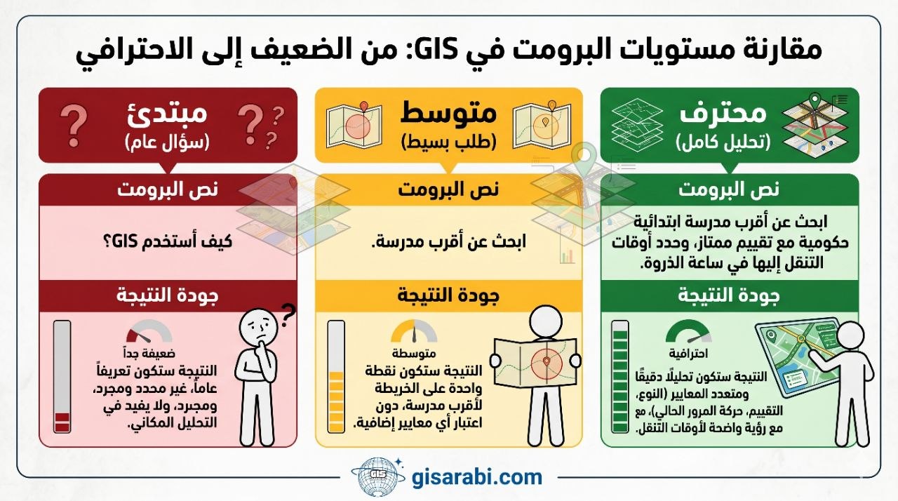 تعلم معي كيف تكتب برومت جغرافي (Geo Prompts) خطوة بخطوة