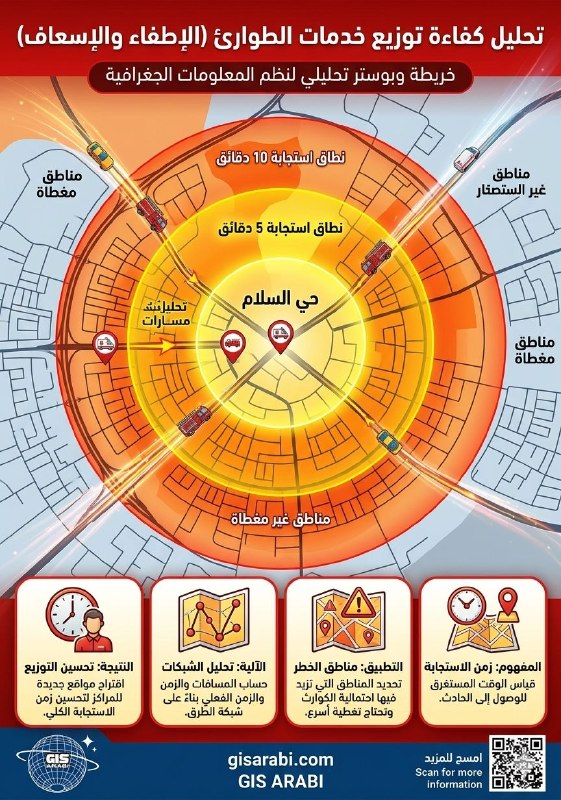 من اختيار الموقع إلى هندسة القرار المكاني: دليل متكامل لأنظمة التحليل الجغرافي وتوزيع الخدمات في عصر نظم المعلومات الجغرافية والذكاء الجغرافي الاصطناعي