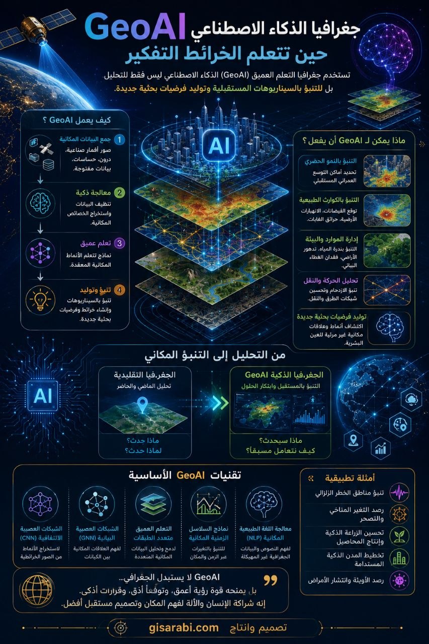 البحث الجغرافي: من جذور الفلسفة إلى آفاق الذكاء الاصطناعي