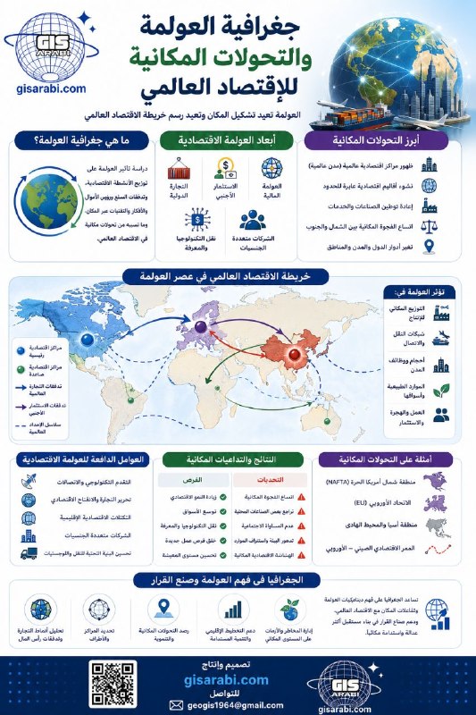 جغرافية العولمة والتحولات المكانية للاقتصاد العالمي
